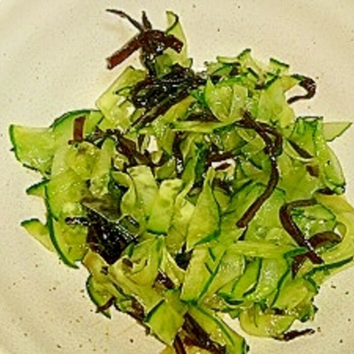 千切りキュウリのしそ昆布和え レシピ 作り方 By Happy Days 楽天レシピ